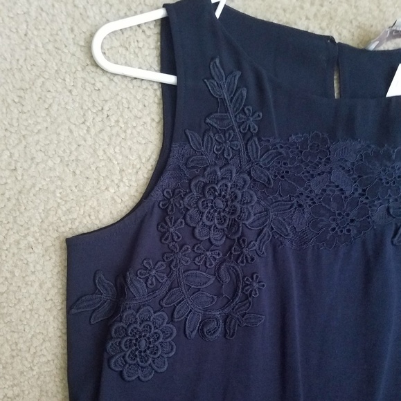 Navy blue cocktail dress - Picture 2 of 4